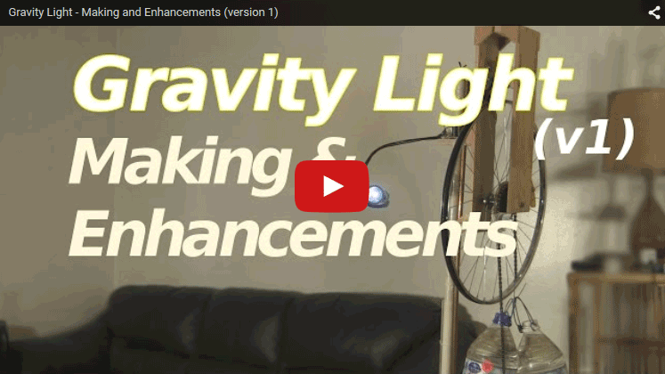 Gravity light - Homemade/DIY