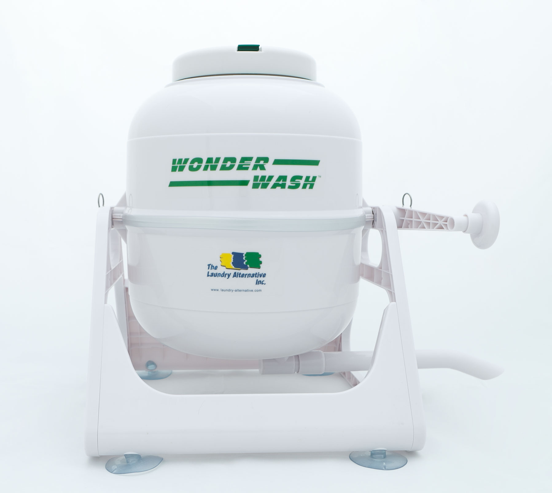 Hand crank store washing machine